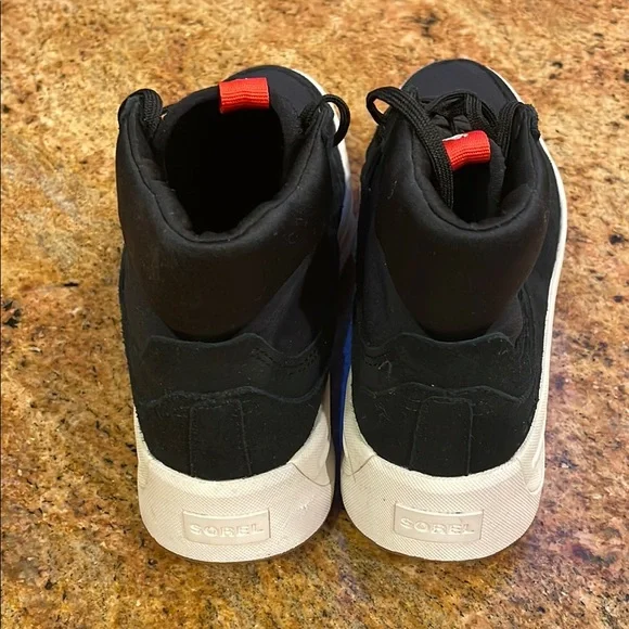 Sorel ONA 503 Mid Black Sneakers Women’s 7.5 EU 38.5 - Picture 2 of 6